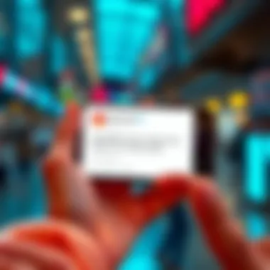 A smartphone displaying a humorous tweet that has gone viral. People are laughing and reacting to it online.
