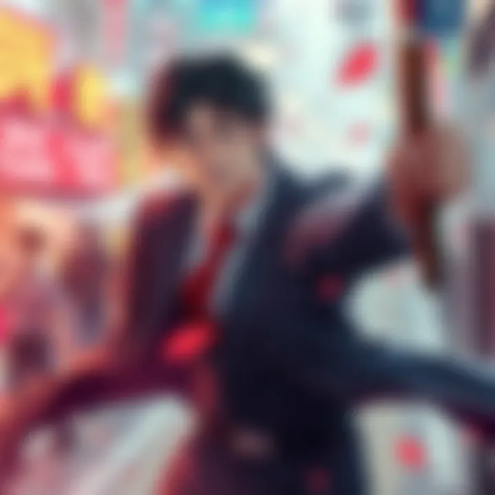 Furuta Nimura portrayed confidently in a dynamic scene from a story, showcasing his key traits and role.