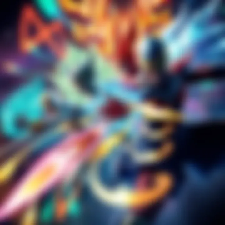 A team of fusion characters fighting together, showing their combined powers and energy flow, with a focus on their determined expressions that reflect their awareness, even while merged during battle...