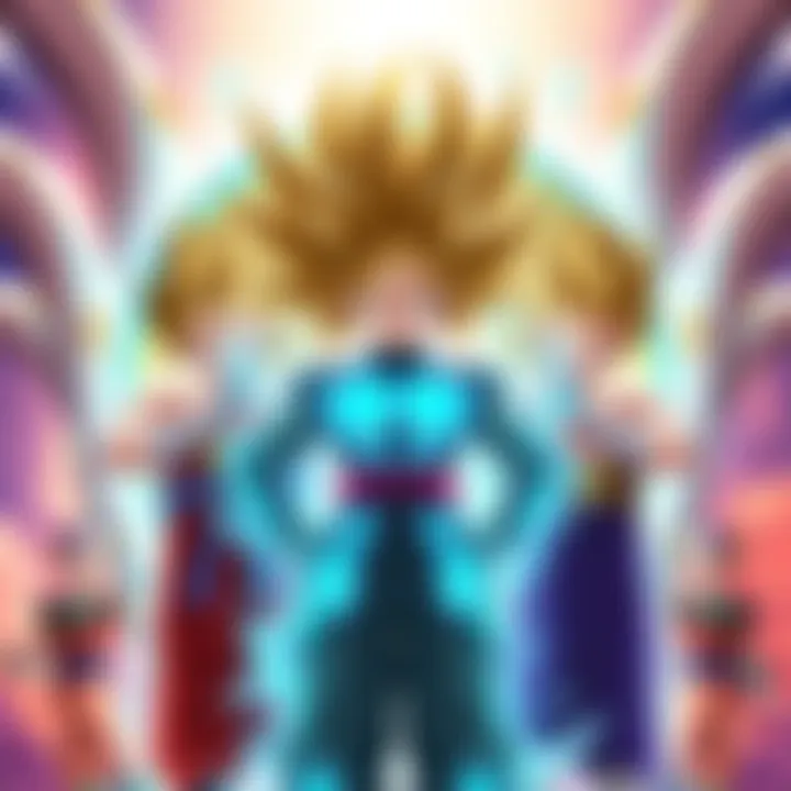 A visual comparison of the new Fusion Warriors character alongside LR Vegito and Zenkai Red Gotenks, with hybrid teams featuring Rathan and Zenkai Future Gohan in the background.