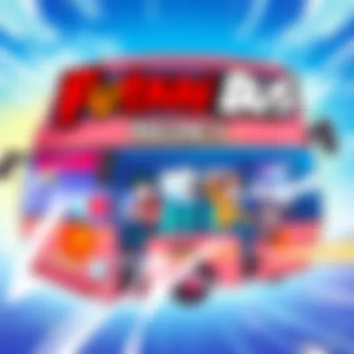 Cover art of Futari Bus Volume 4 featuring vibrant colors and dynamic characters on a bus adventure