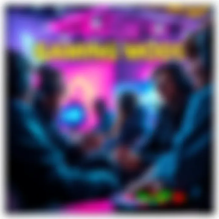 A group of gamers discussing innovative gaming mods with excitement