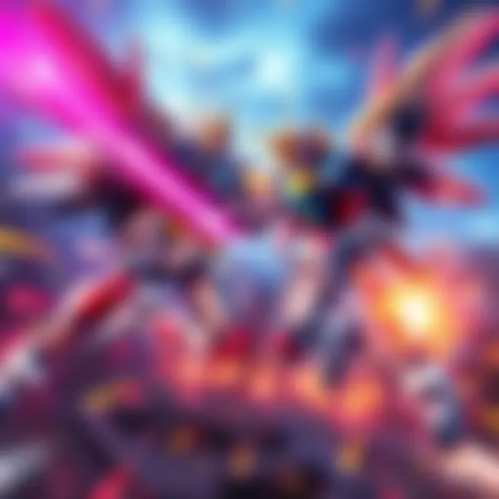 God Gundam and Master Gundam Action God Gundam and Master Gundam battling in an epic showdown