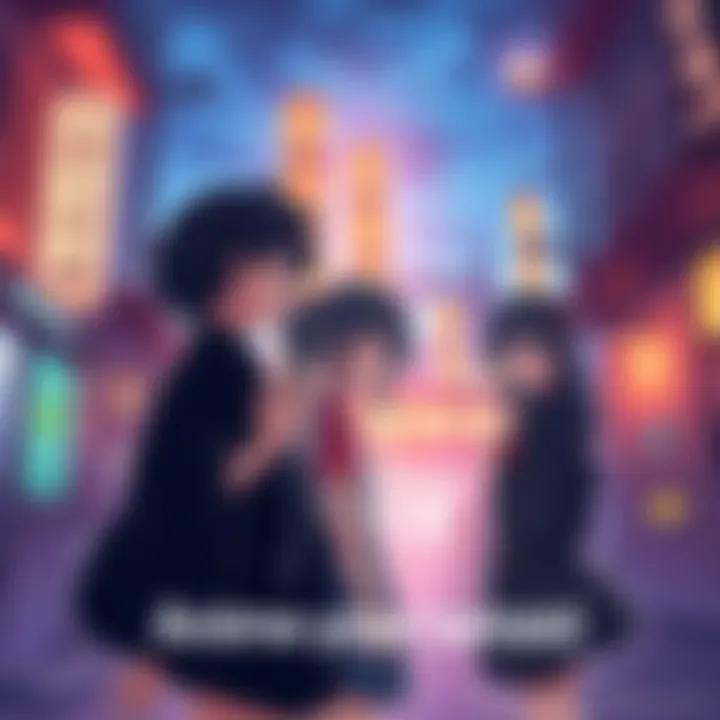 Scene from Gachiakuta's anime adaptation showcasing main characters in a vibrant setting