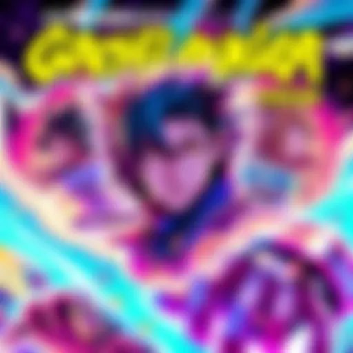 A vibrant Gachiakuta cover featuring dynamic colors and unique character designs
