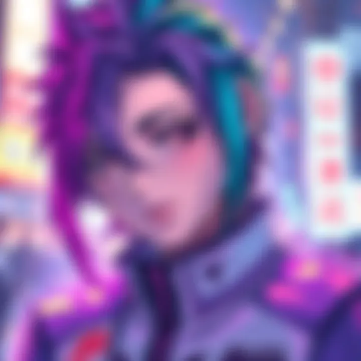 A colorful piece of fanart inspired by Gachiakuta, featuring unique artistic styles and vibrant colors.