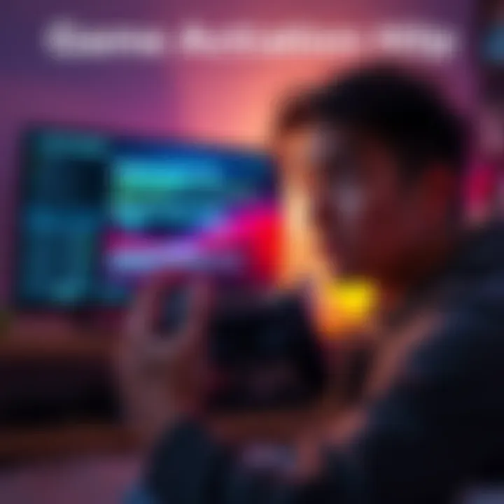 A person looking frustrated while trying to activate a game on their console, with a controller in hand and a screen showing error messages.