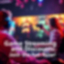 A game streamer interacts with viewers during a live session, showcasing gameplay and chat features.