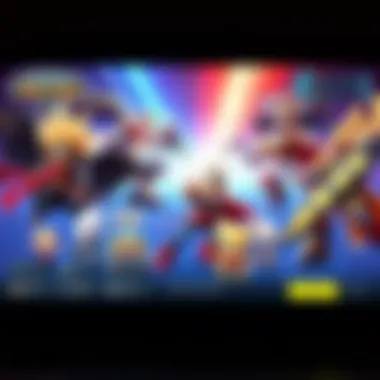 A player selects units to upgrade for Super Attacks, showing a mix of characters and strategies on a game screen.