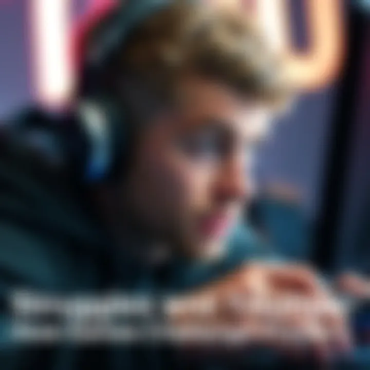 A gamer intently focused on a challenging game, showing determination and emotion on their face.