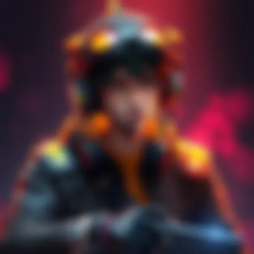 A gamer wearing stylish and powerful gear inspired by Goku Black, showcasing the desire for high-level equipment in gaming.