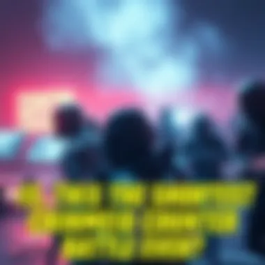 A tense moment in a gaming counter battle with characters preparing to engage in a quick encounter.