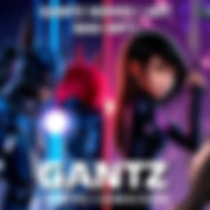 Side-by-side comparison of original GANTZ artwork and new series art, highlighting differences in style and quality
