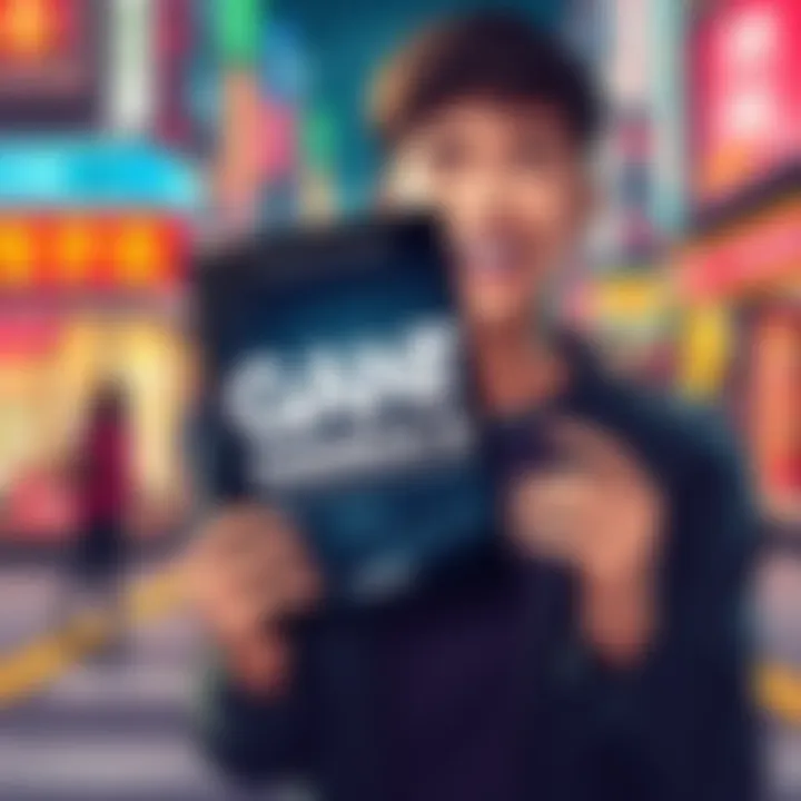 A person holding GANTZ Omnibus Volume 10 with a joyful smile after a challenging purchase journey.