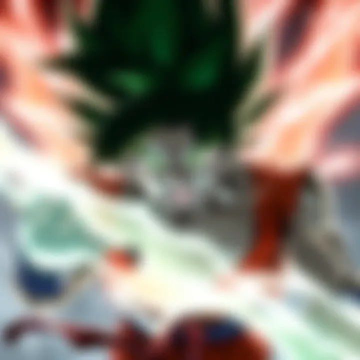 Garlic Jr, a character from Dragon Ball Z, displaying his powers with a dark aura around him