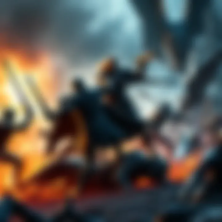 Garling, Maffey, and Sommers in battle, triumphing over Davy D. Xebec amidst an epic showdown.