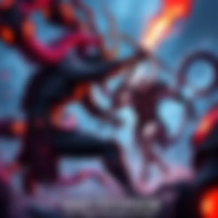 An animated scene depicting Garou in a fierce battle against Sage Centipede, showcasing intense action and movement.