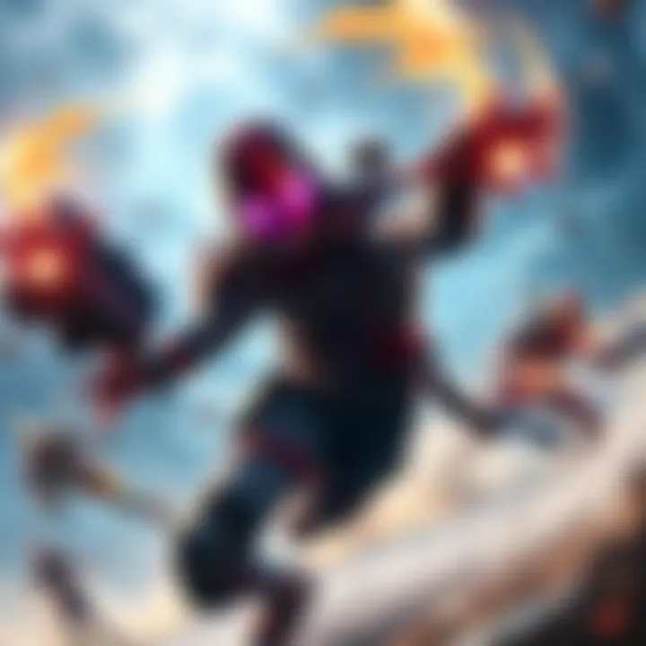 A character using Gear 5 V2 to confront opponents, showcasing dynamic movement and intense energy during battle against Kizarus.
