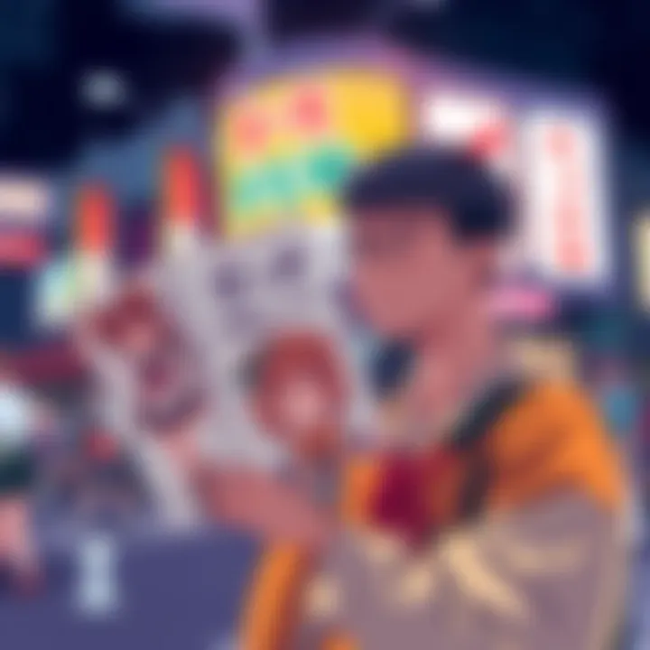 A fan holding a manga book featuring Gege Akutami's artwork, showcasing a close connection to the author through their first name.