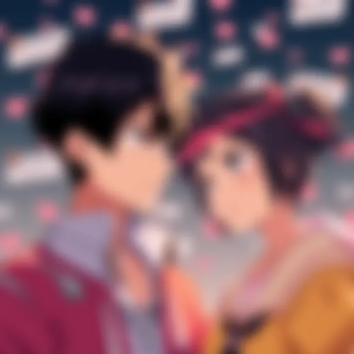 Gege's Critique of Megumi An illustration showing Gege with a thoughtful expression, glancing at Megumi who looks troubled. The background includes fan comments and discussions floating around them.