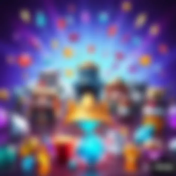 A visual representation of 1800 gems alongside popular characters from the game 7DS, illustrating the decision to invest or save.