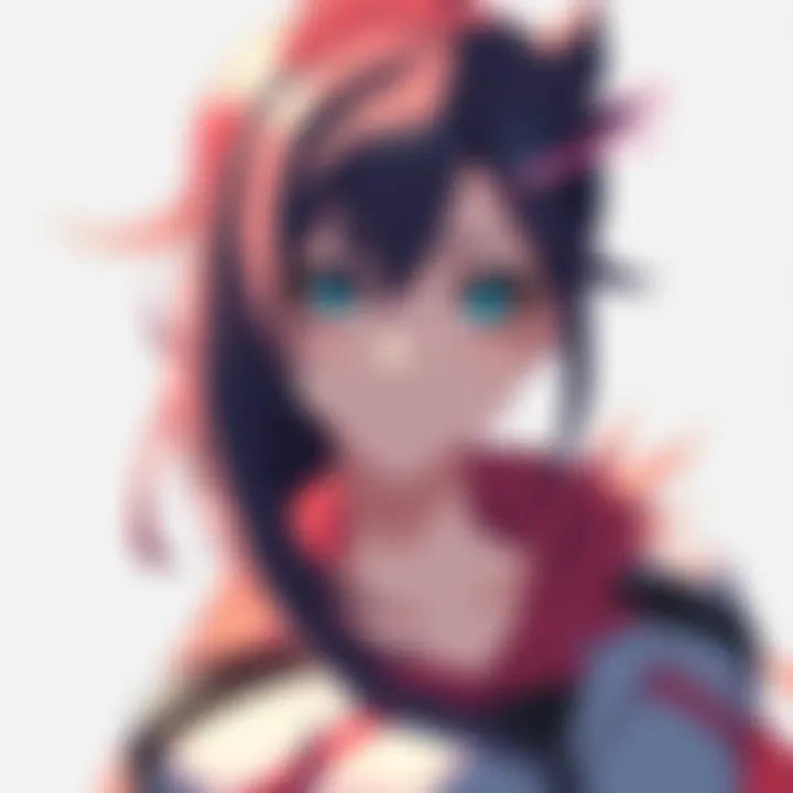 An illustration of Naoya as a female character with gender-bent features, displaying a confident pose and a blend of masculine and feminine traits, symbolizing new attitudes