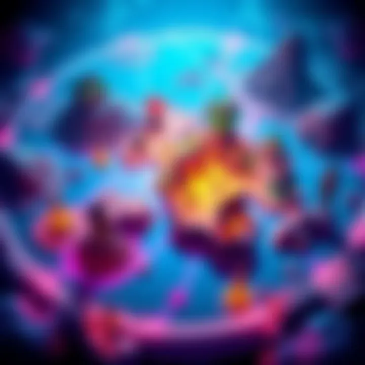 A map highlighting hidden locations and coordinates within the Gensokyo realm, showcasing vibrant colors and mystical landmarks.