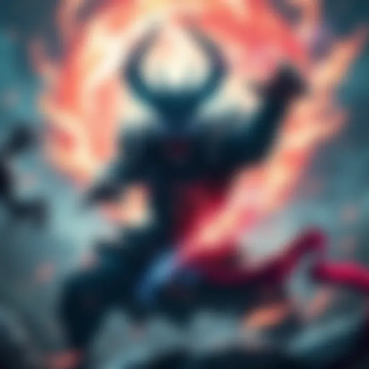 Geto channels a dark cursed spirit during the battle with Toge and Panda, showcasing an intense confrontation filled with strategy.