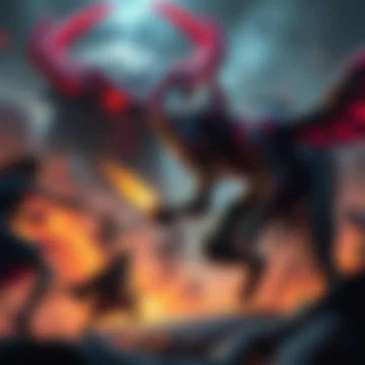 Geto using cursed spirit manipulation to control modulo beasts in a dramatic scene