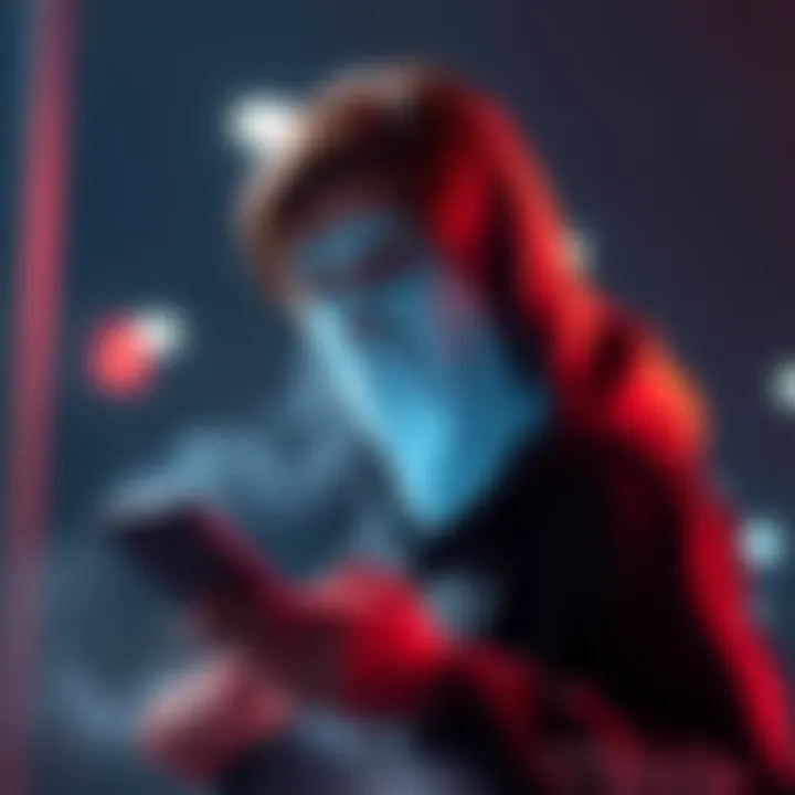 A person holding a phone, looking contemplative, symbolizing the concept of ghosting in conversations.