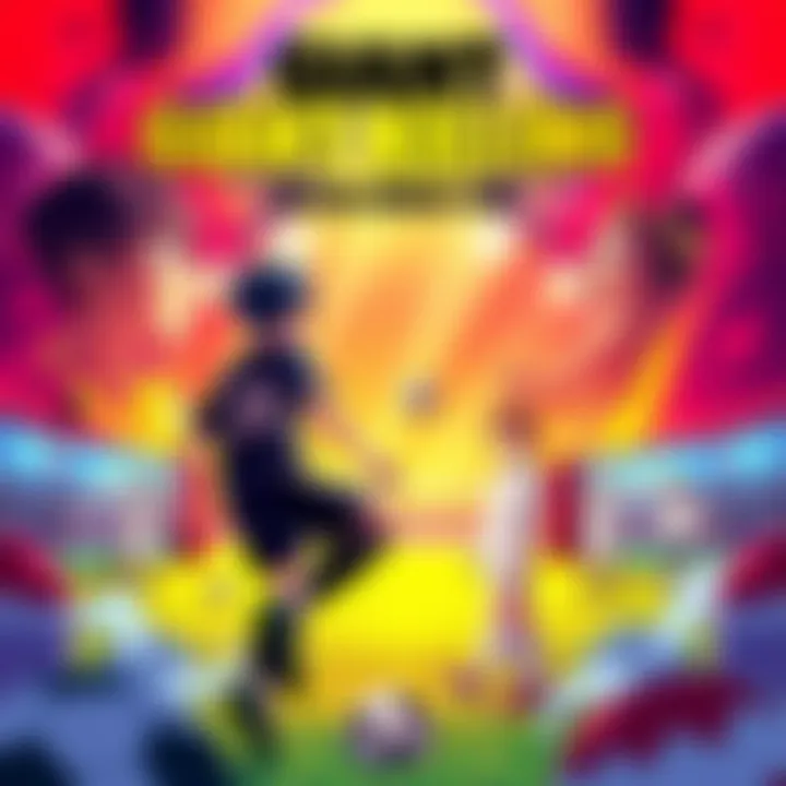 A promotional image for the Giant Killing rewatch featuring soccer scenes and characters from the anime series with a vibrant background.