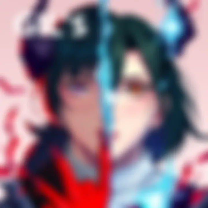 An illustration showing two contrasting images of Gil, one half depicting her as a human and the other half as a demon, highlighting the debate about her true nature.