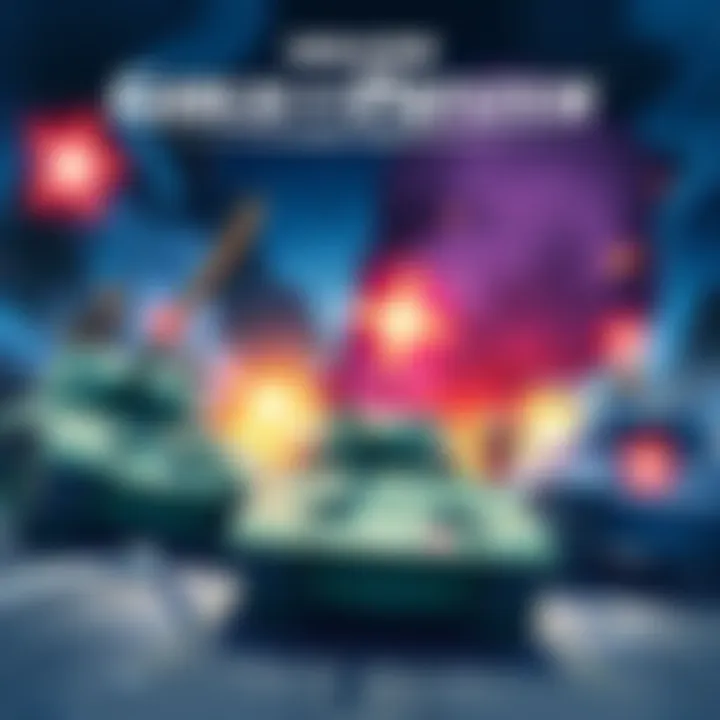 A scene from Girls und Panzer featuring tanks and characters engaged in a fun battle, celebrating special episode 1