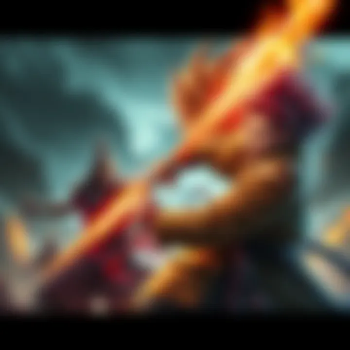 A depiction of powerful gods and skilled human warriors aiming for striking mastery, resembling Susanoo's abilities, with dynamic poses and dramatic backgrounds.