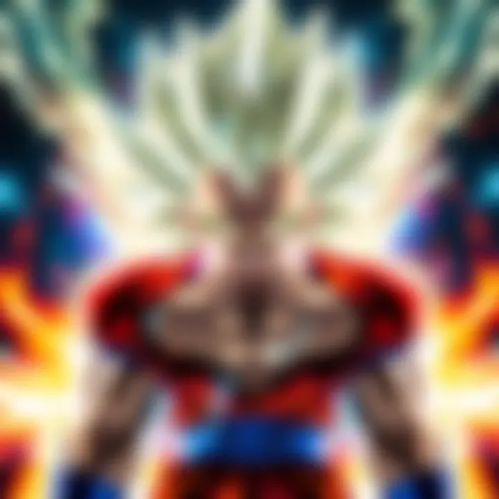 Gogeta's Ultra Transformation Gogeta in his Ultra form, showcasing powerful energy and a fierce expression, surrounded by energy effects.