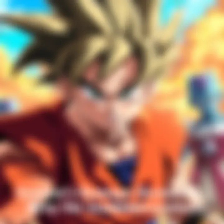 Gohan showing disappointment during a fight as he faces off against Gogeta and Vegito