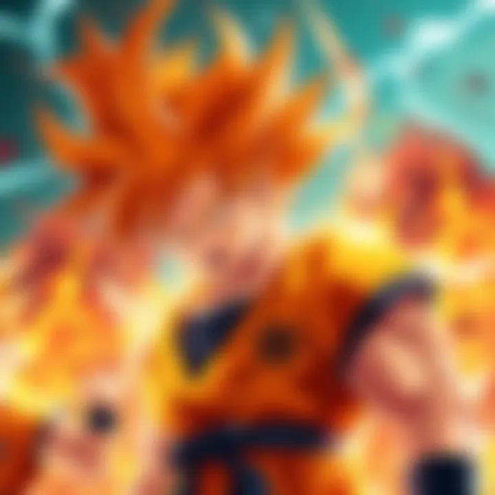 Gohan transforming into Super Saiyan 2 Gohan unleashes his power during his first Super Saiyan 2 transformation, showcasing raw emotion and intensity.