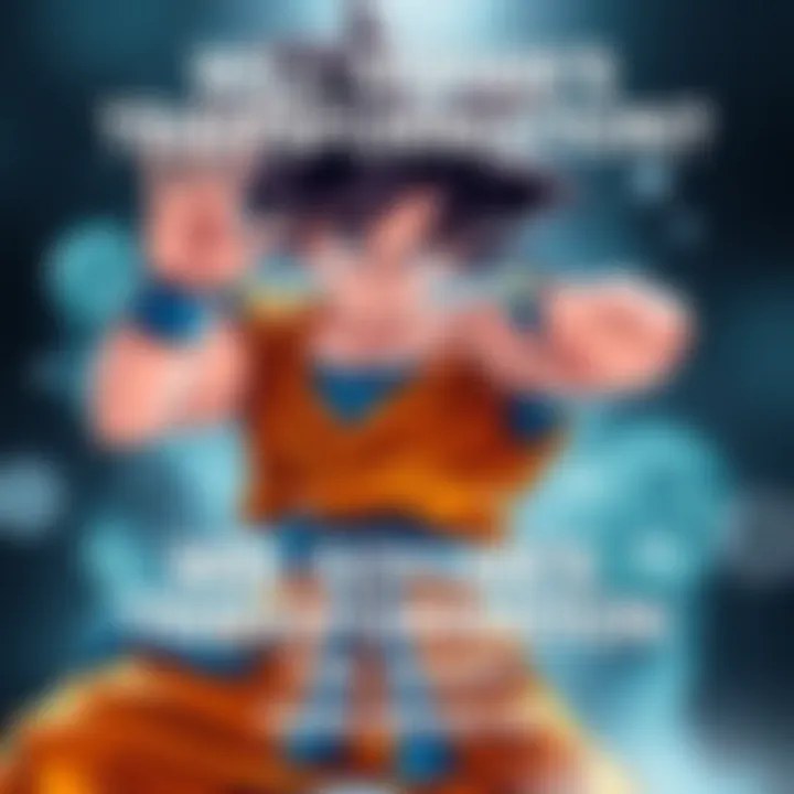Gohan strikes a powerful pose, showing signs of an upcoming transformation, with a worried expression on his face, reflecting fans' concerns about his potential failure to impress.