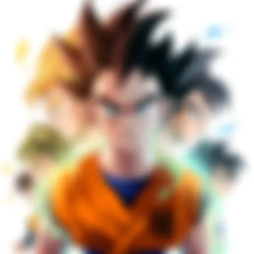 A collage showing Gohan's character evolution through various Dragon Ball art styles over the years.