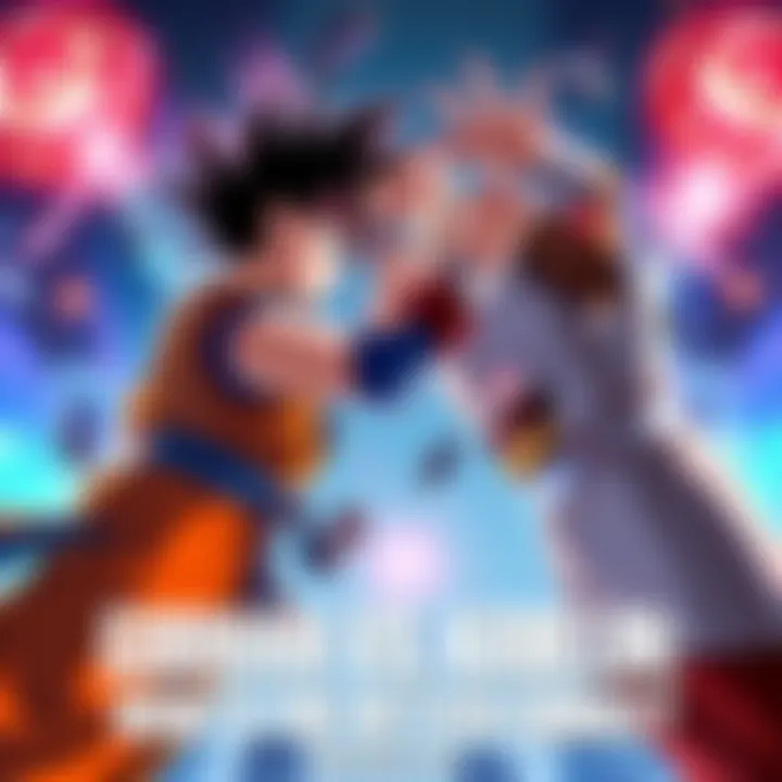Gohan and Krillin in a friendly battle stance, showcasing their unique abilities and characteristics
