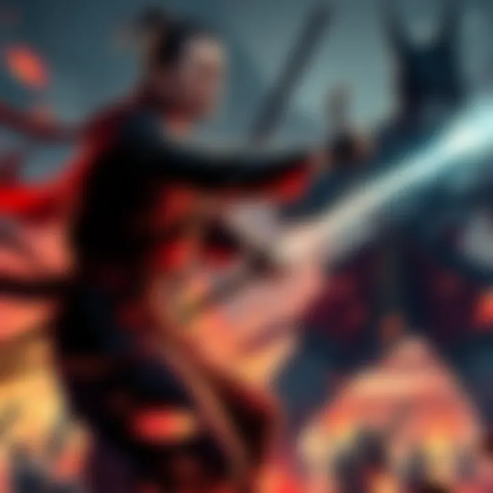 Gojo fighting Sukuna Satoru Gojo confronts the fearsome Sukuna in a dramatic battle scene, showcasing their fierce struggle and intensity.