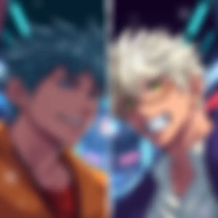 A split image showing Gojo and Gintoki side by side, highlighting their similar features and fan reactions.