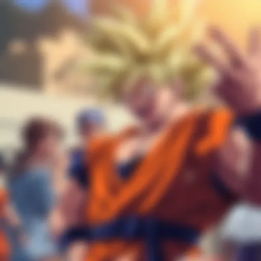 Goku speaking passionately during a fight scene in the latest episode