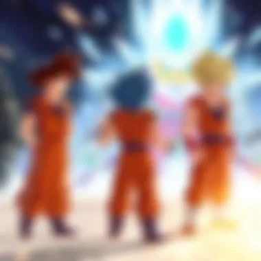 Goku, Vegeta, and Trunks facing Solaris Goku, Vegeta, and Trunks stand together, ready for battle against Solaris from Sonic 06, with energy surrounding them.