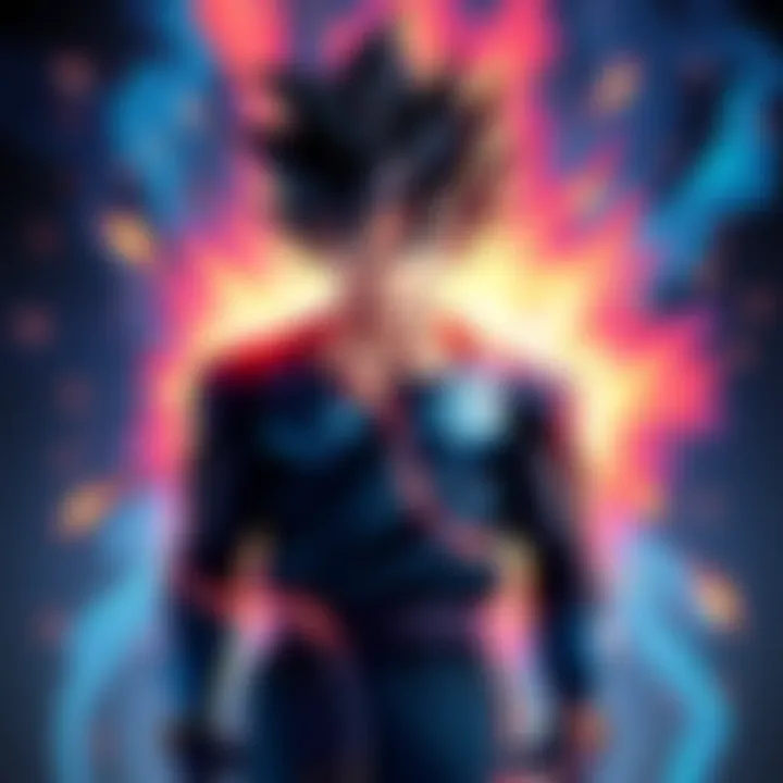 Goku Black Redesign New design of Goku Black showcasing a sleek outfit and powerful stance with energy effects