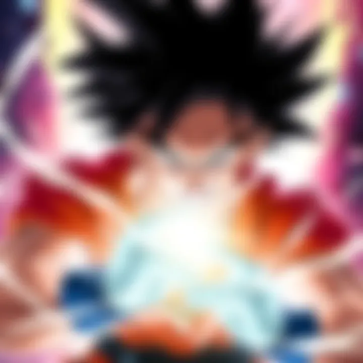 Goku preparing for EZA Goku training intensely with energy surrounding him, ready for Extreme Z Awakening event