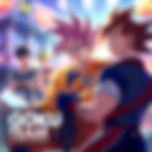 A player analyzing strategies for enhancing their Goku team with ultra banners, featuring Goku character art and team formation visuals.