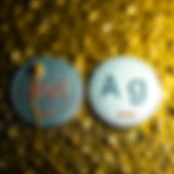 An illustration showing the chemical symbols for gold (Au) and silver (Ag) with a background of metallic textures.