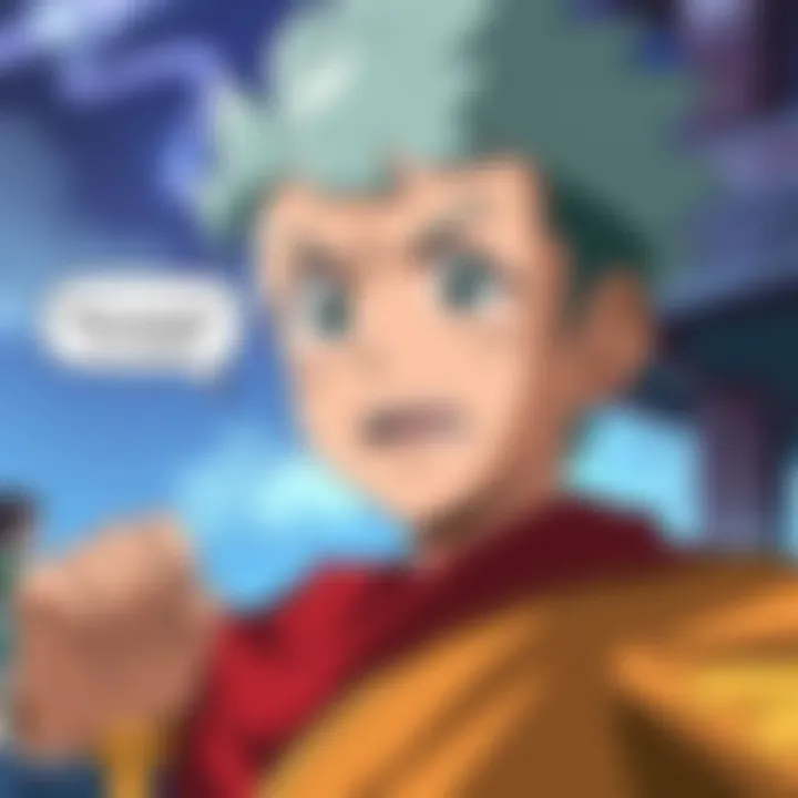 Gon from the 1999 anime looking confused while captured, mistakenly mentioning Basho instead of Melody