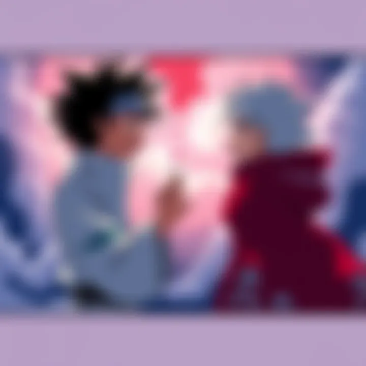 Emotional Goodbye Between Gon and Killua Gon and Killua share a heartbreaking farewell, expressing their deep friendship and the pain of parting ways.